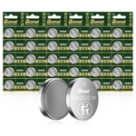 30-Count Bonai Battery 3V Lithium Coin Button Batteries