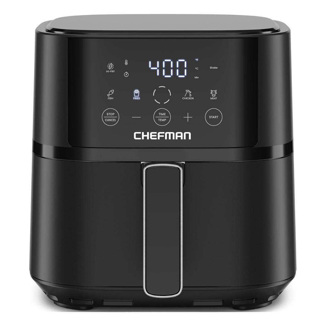4-Qt Chefman Compact Touchscreen Controls Air Fryer With 4 Presets