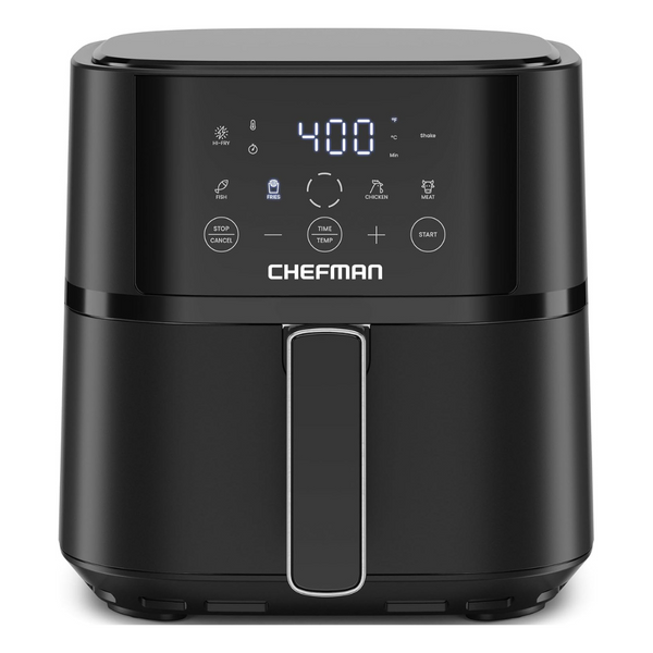 4-Qt Chefman Compact Touchscreen Controls Air Fryer With 4 Presets