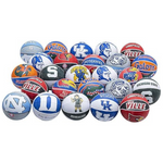 100-Piece 5" Novelty Assorted College Micro Basketballs