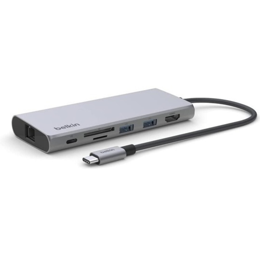 Belkin 7-in-1 USB-C Hub Multiport Adapter Dongle