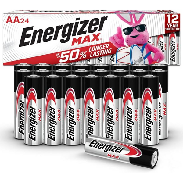 24-Count Energizer AA Max Alkaline Batteries