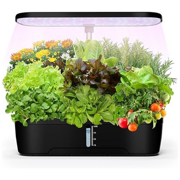 12-Pod Indoor Hydroponics Growing System Herb Garden