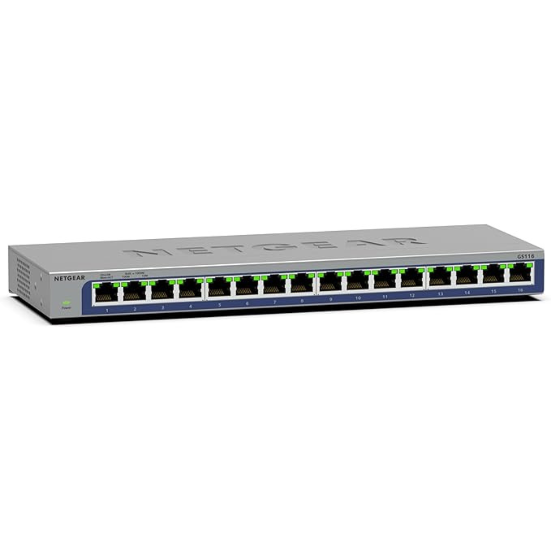 Netgear 16-Port Gigabit Ethernet Unmanaged Switch (GS316)