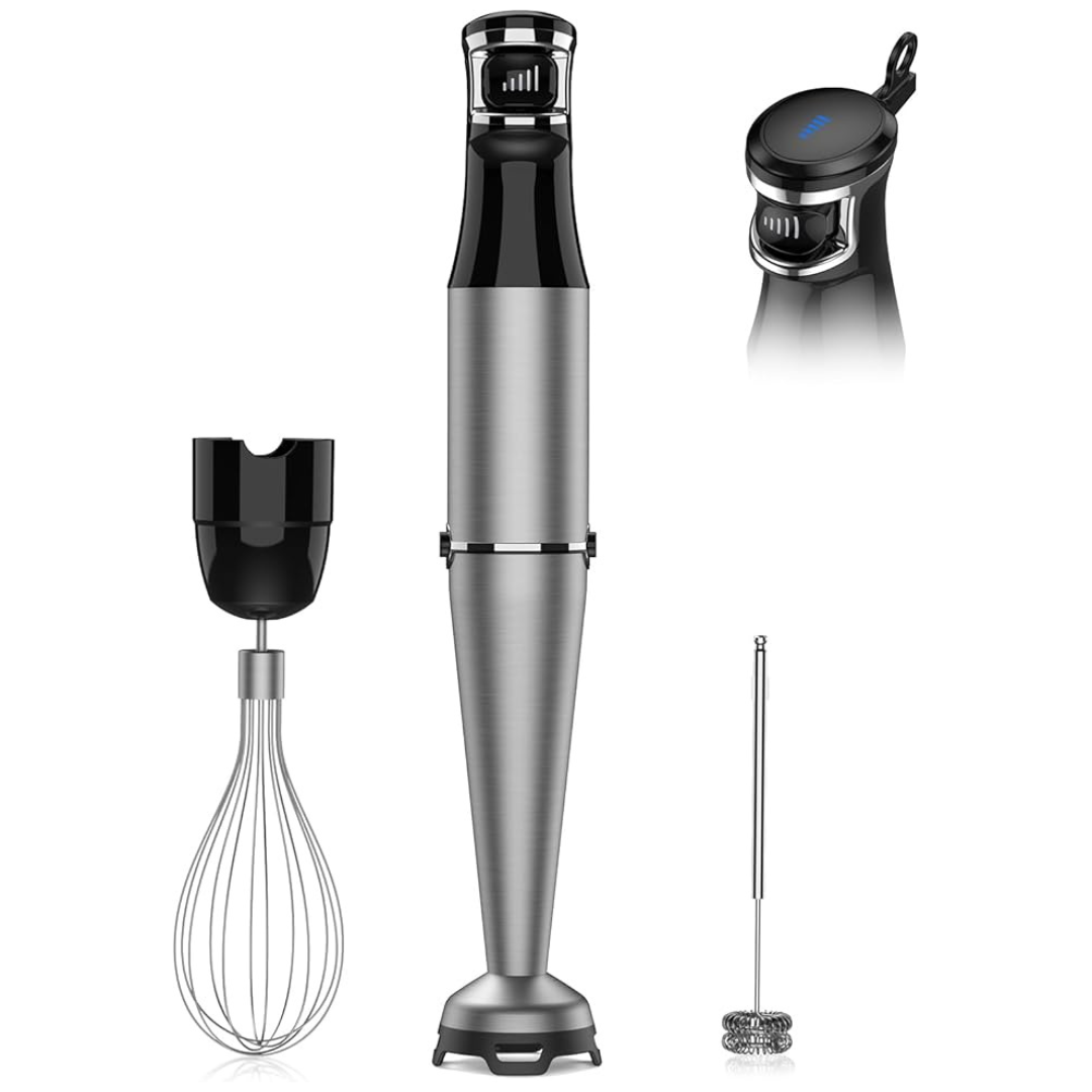 Turelar 3-in-1 Immersion 1100W Hand Blenders Set
