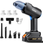 WOKEGI 22000PA 4 in 1 High Power Cordless Car Vacuum