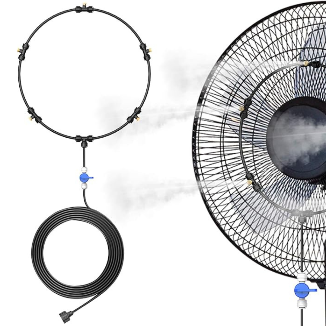 Outdoor 16' Misting Fan Kit