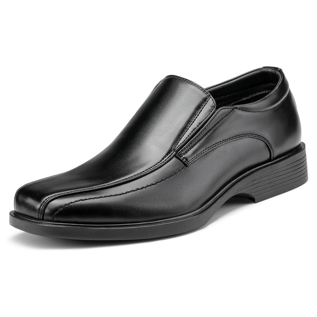 Bruno Marc Men's Square Toe Dress Loafers Shoes