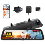 Wolfbox G850 12" 4K Front And Rear Dash Camera