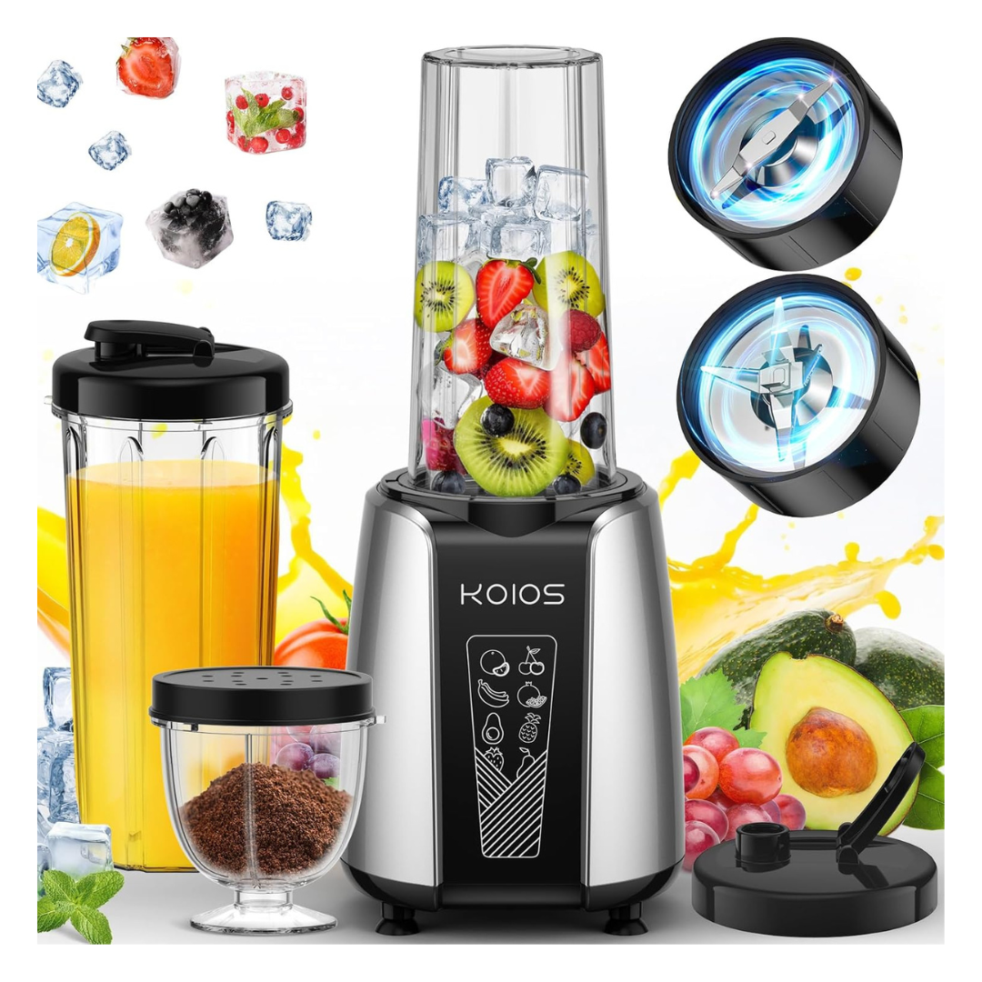 Max 1000w 12Pcs Coffee Grinder & Countertop Blenders Combo
