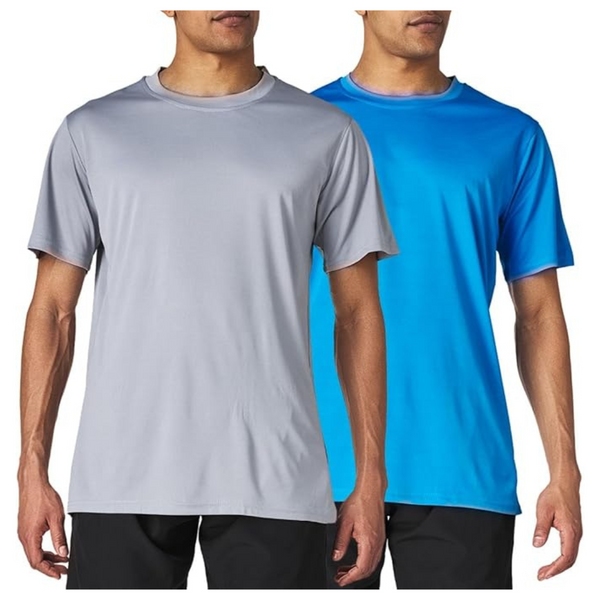2 Pack Men's Dry Fit Moisture Wicking T Shirt