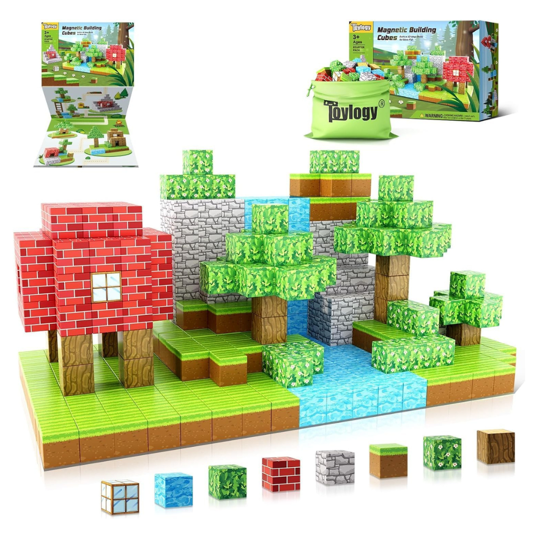 Magnetic Blocks-Build Mine Magnet World Edition