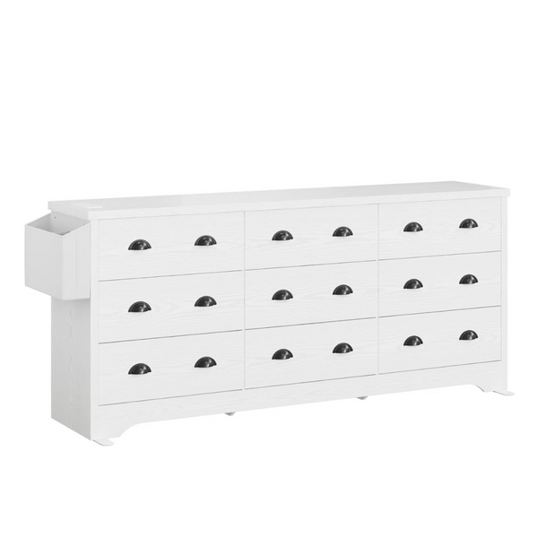 Lark Manor Dresser 9 Drawer Long Wood Storage Chest Of Drawers
