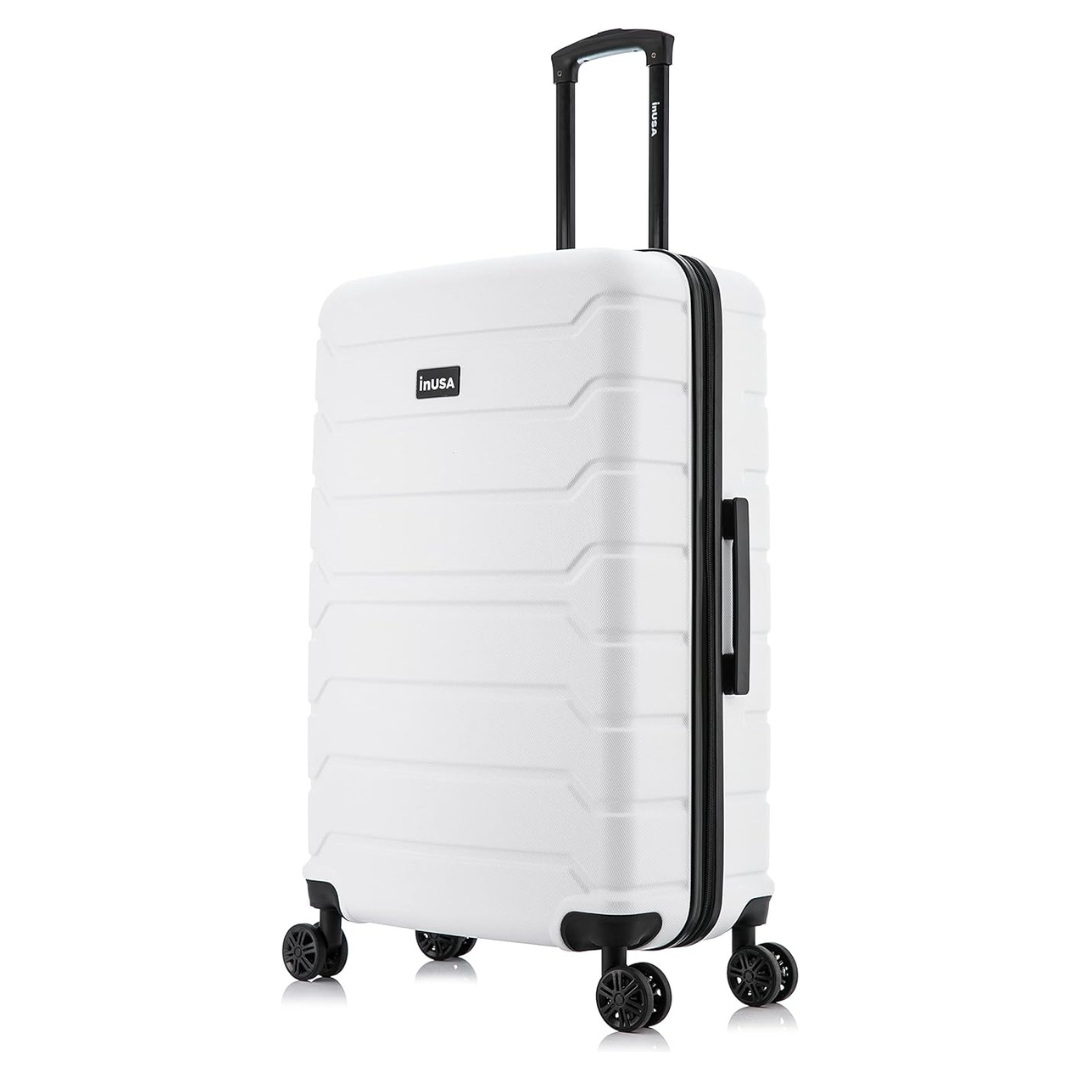 InUSA Trend 28'' Hardside Checked Luggage with Wheels