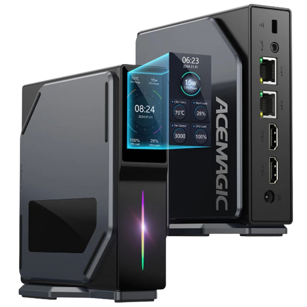 Acemagic S1 Desktop (Alder Lake-N97 / 16GB RAM / 512GB SSD UHD Graphics) [Certified Refurb]