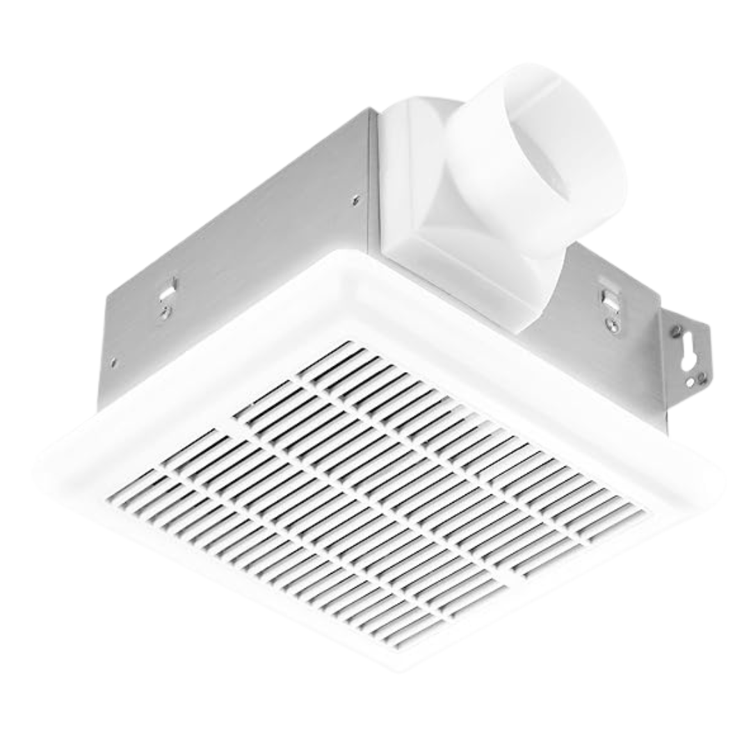 Tech Drive Bathroom Exhaust Fan with Light, 70 CFM