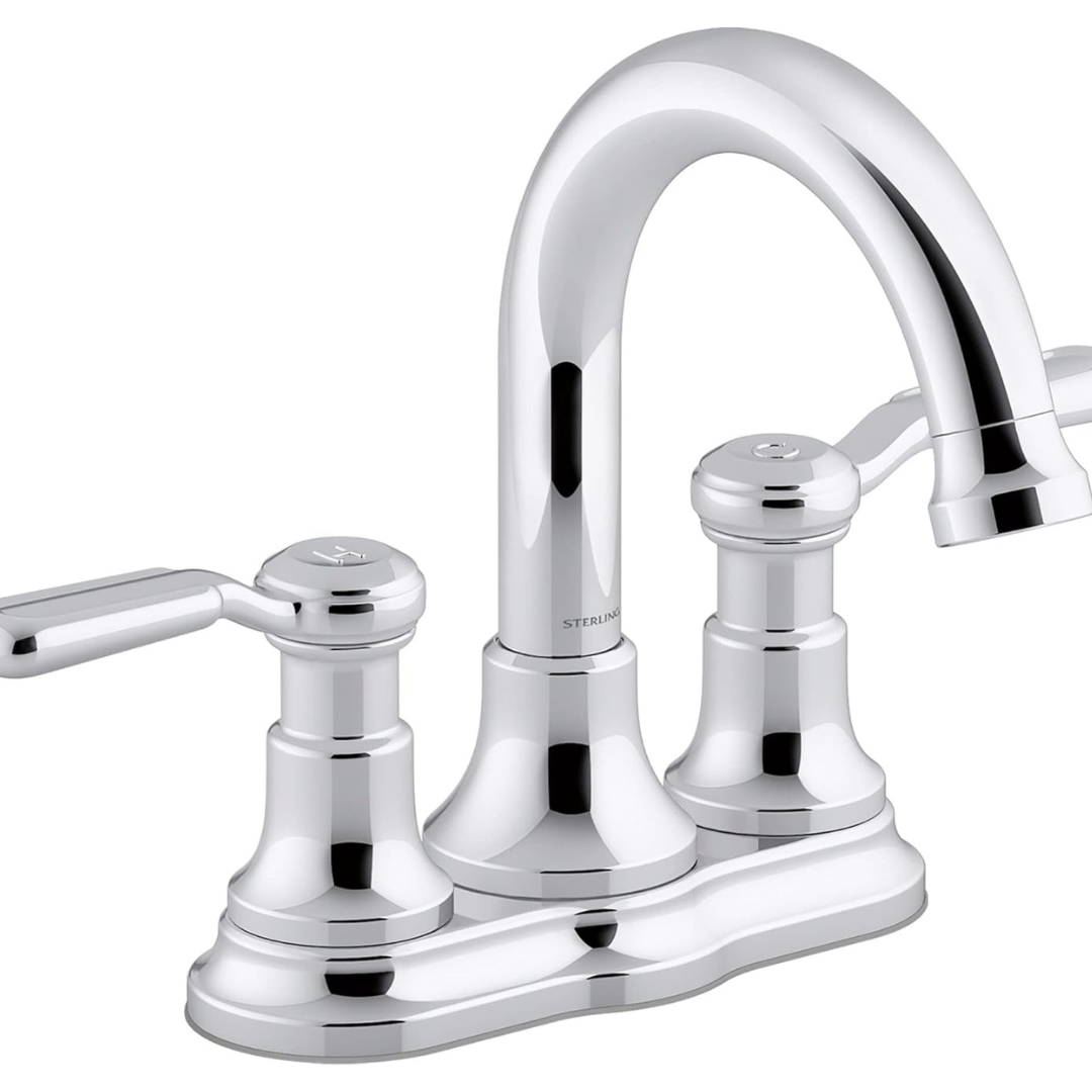 Stainless Steel Centerset Bathroom Sink Faucet