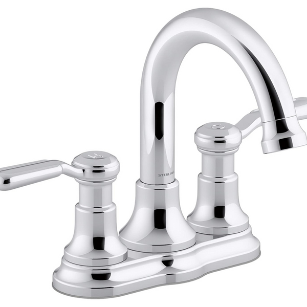 Stainless Steel Centerset Bathroom Sink Faucet