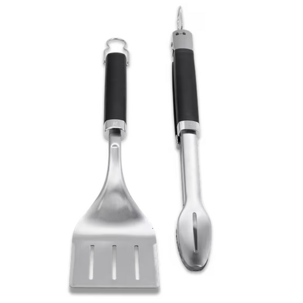 Weber Precision Tongs & Spatula Grilling Tool Set