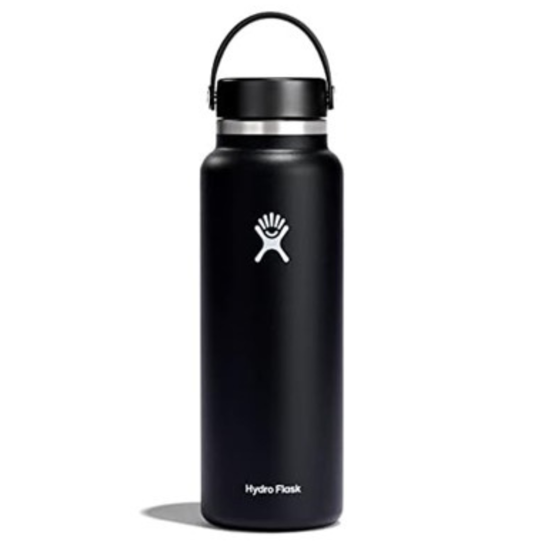 40oz Hydro Flask Wide Mouth Water Bottle with Leak Proof Flex Cap