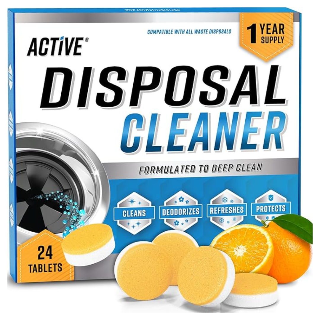 24-Pack ACTIVE Garbage Disposal Cleaner Tablets & Deodorizer Tablets