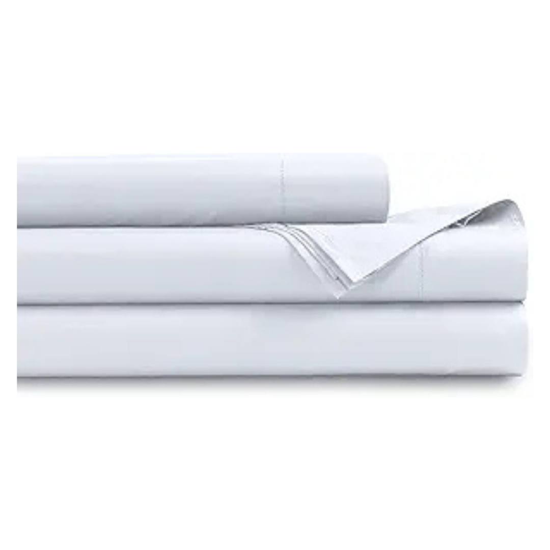 3-Piece Tribeca Living Organic Cotton Twin Percale Sheet Set