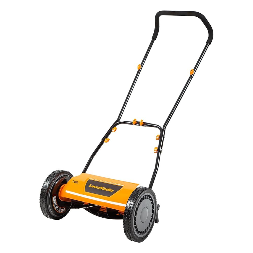 LawnMaster LMRM1401 14" 5-Blade Push Reel Lawn Mower