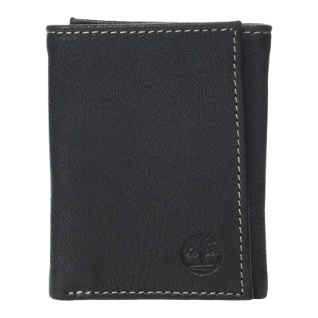 Timberland Men's Leather RFID Blocking Trifold Wallet (2 Colors)