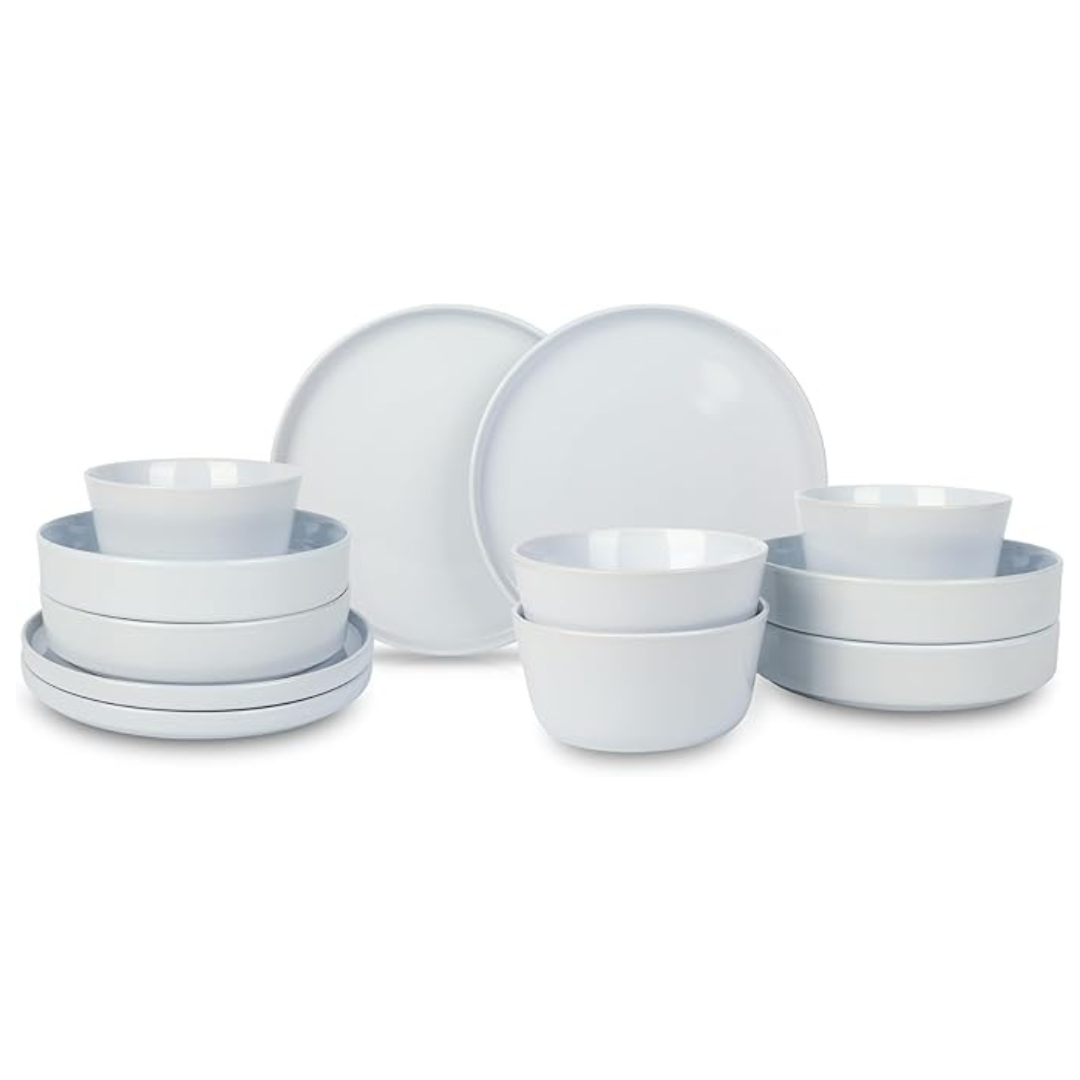 12-Piece Stone Lain Celina Stoneware Dinnerware Set