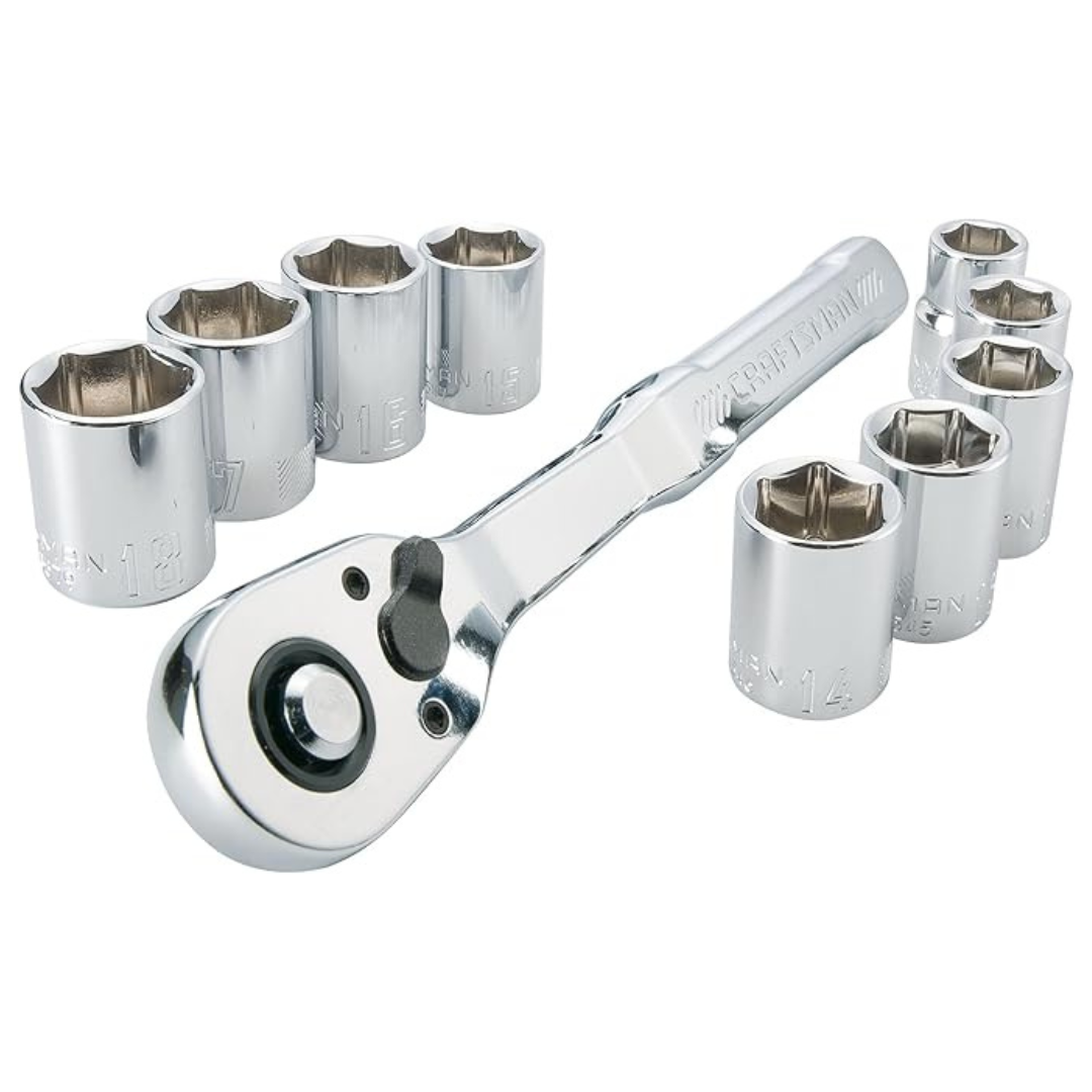 10-Piece Craftsman Metric 3/8'' Drive Mechanics Tool Set