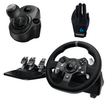 Logitech Driving Force Racing Wheel & Floor Pedals For Xbox/PC/Mac Or PS5/PS4/PC + Driving Force Shifter