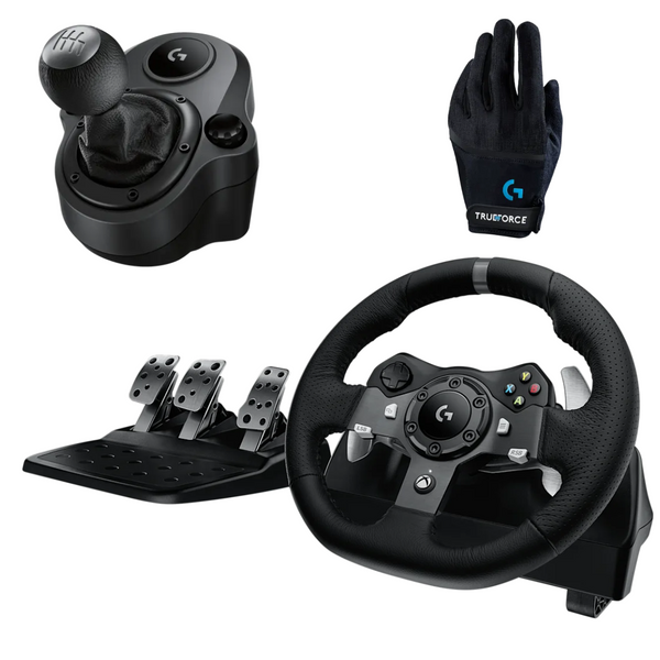 Logitech Driving Force Racing Wheel & Floor Pedals For Xbox/PC/Mac Or PS5/PS4/PC + Driving Force Shifter