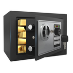 Patron Solid Mini Safe Box With Code, 0.236 Cuft