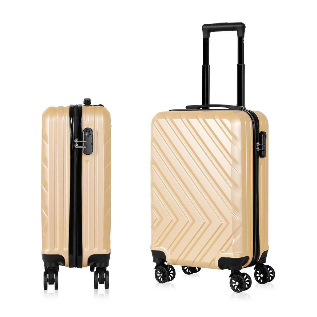 HIKOLAYAE 20" Hardside Suitcase ABS Spinner Carry On Luggage