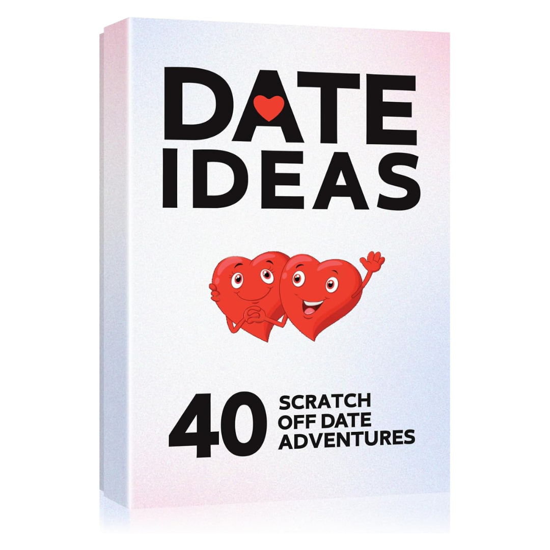 40-Piece Couple Date Night Scratch Off Adventurous Cards