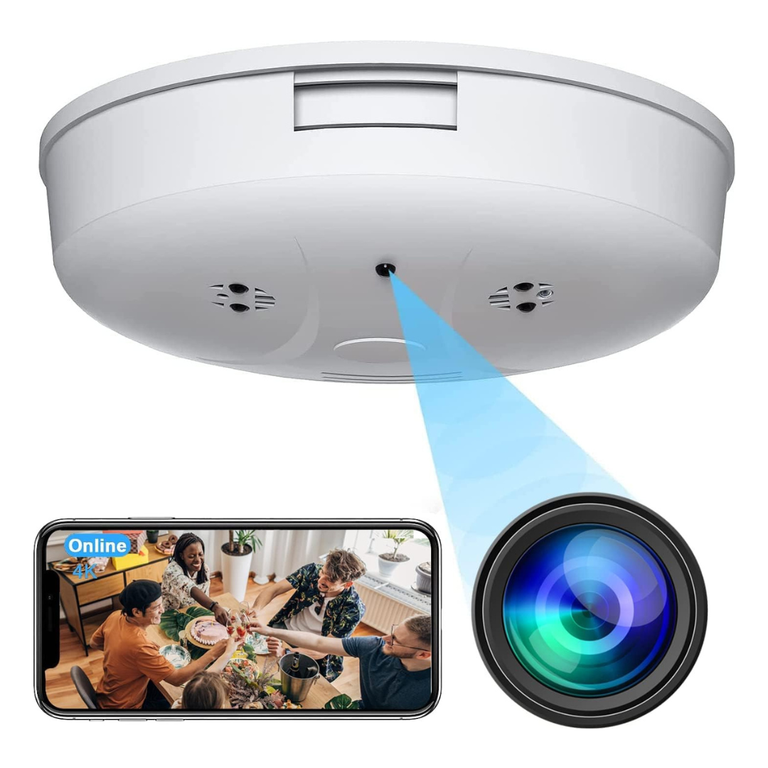 Wireless Smoke Detector WiFi HD 1080P Hidden Camera