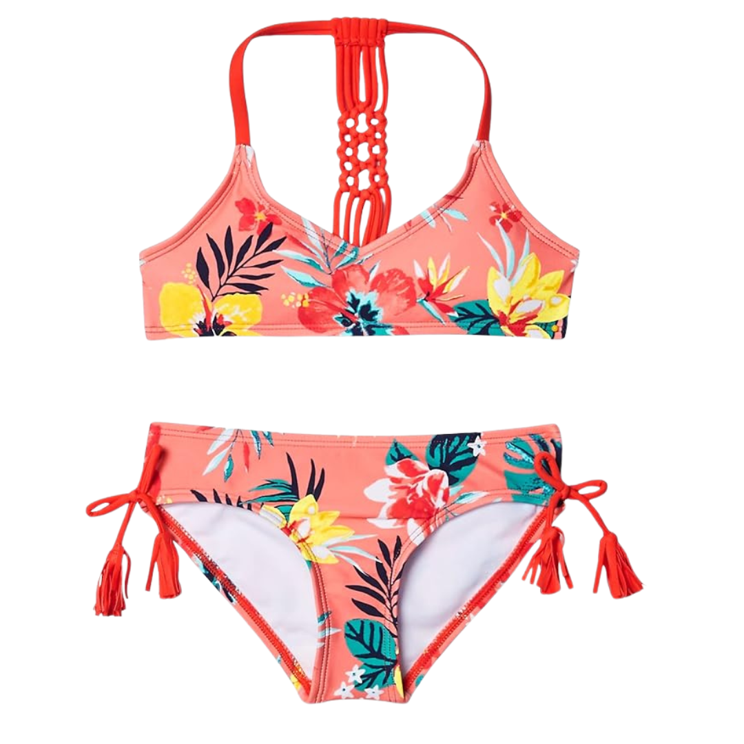V-Neck Bikini Beach Sport 2-Piece Swimsuits
