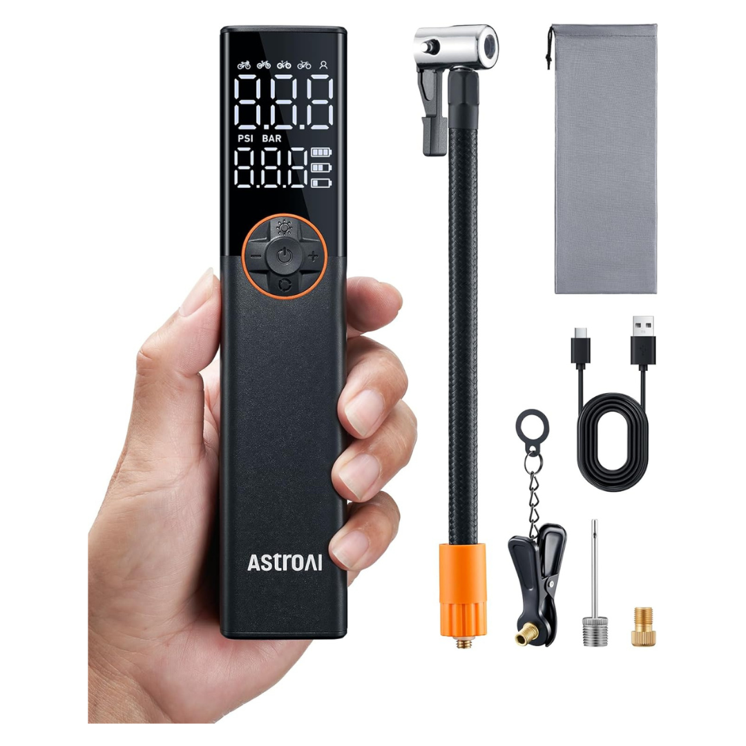 AstroAI L8 150 PSI Portable Bike Pump