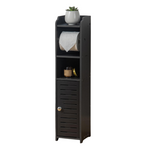 29.9" H Bathroom Storage Cabinet Toilet Paper Holder Stand
