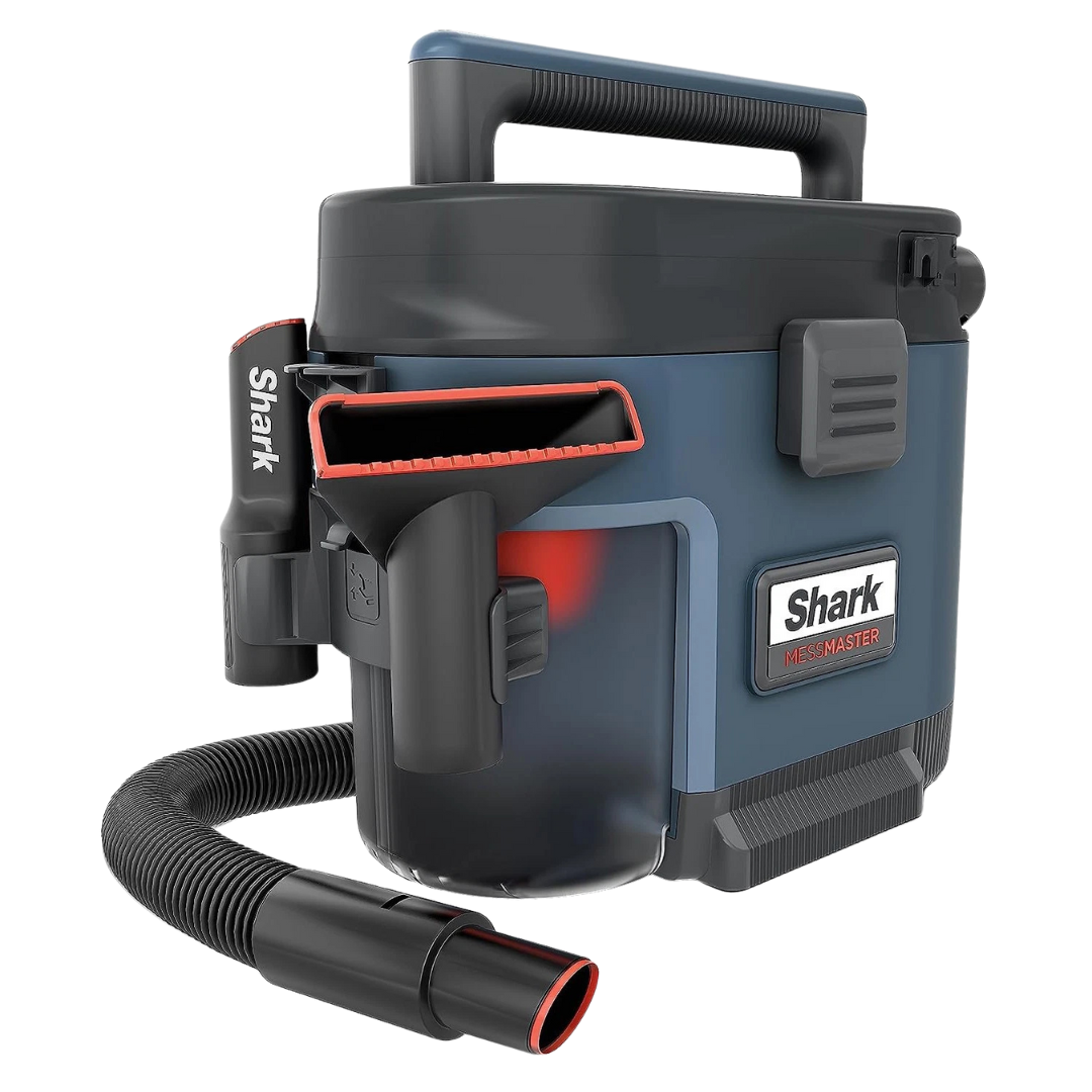 Shark MessMaster Portable Wet & Dry Vacuum W/ Car Detail Kit [Certified Refurb]