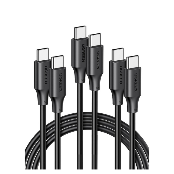 3-Pack UGREEN 6.6ft 100W Fast Charging USB-C Cable