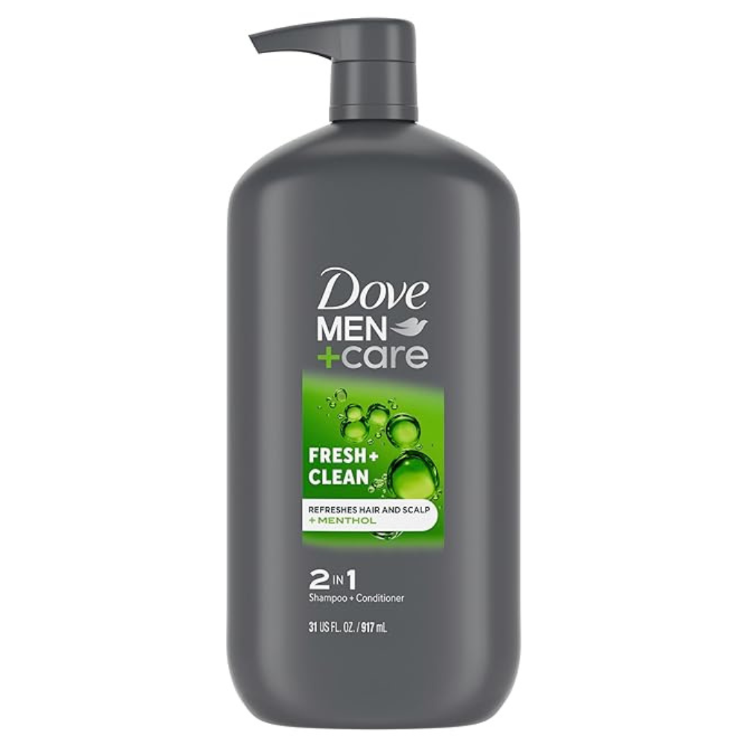 Dove Men+Care 2 In 1 Fresh And Clean Shampoo And Conditioner 31oz Bottle