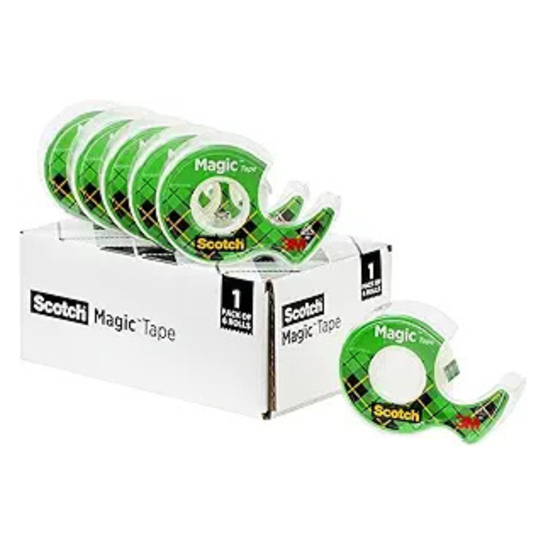 6-Rolls Scotch Invisible Magic Tape