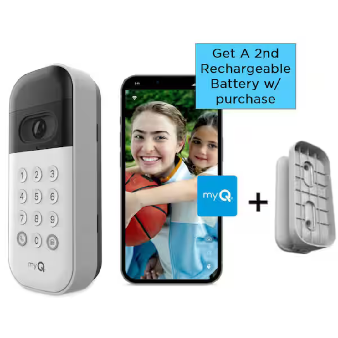 Chamberlain myQ Smart Wireless Garage Door Video Keypad
