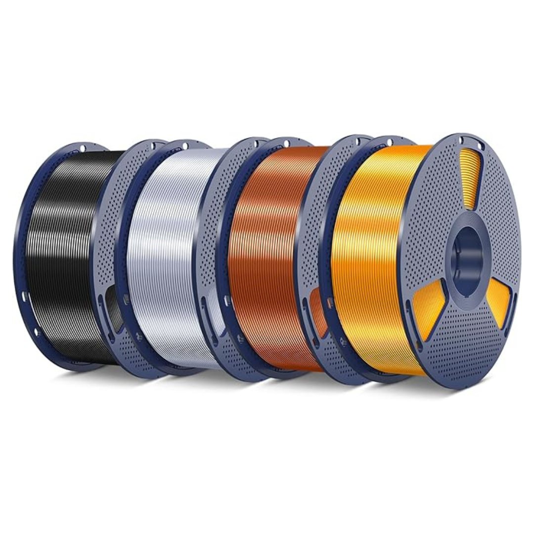 4-Pack 1KG SUNLU Silk PLA Plus 1.75mm 3D Printer Filament (Various)
