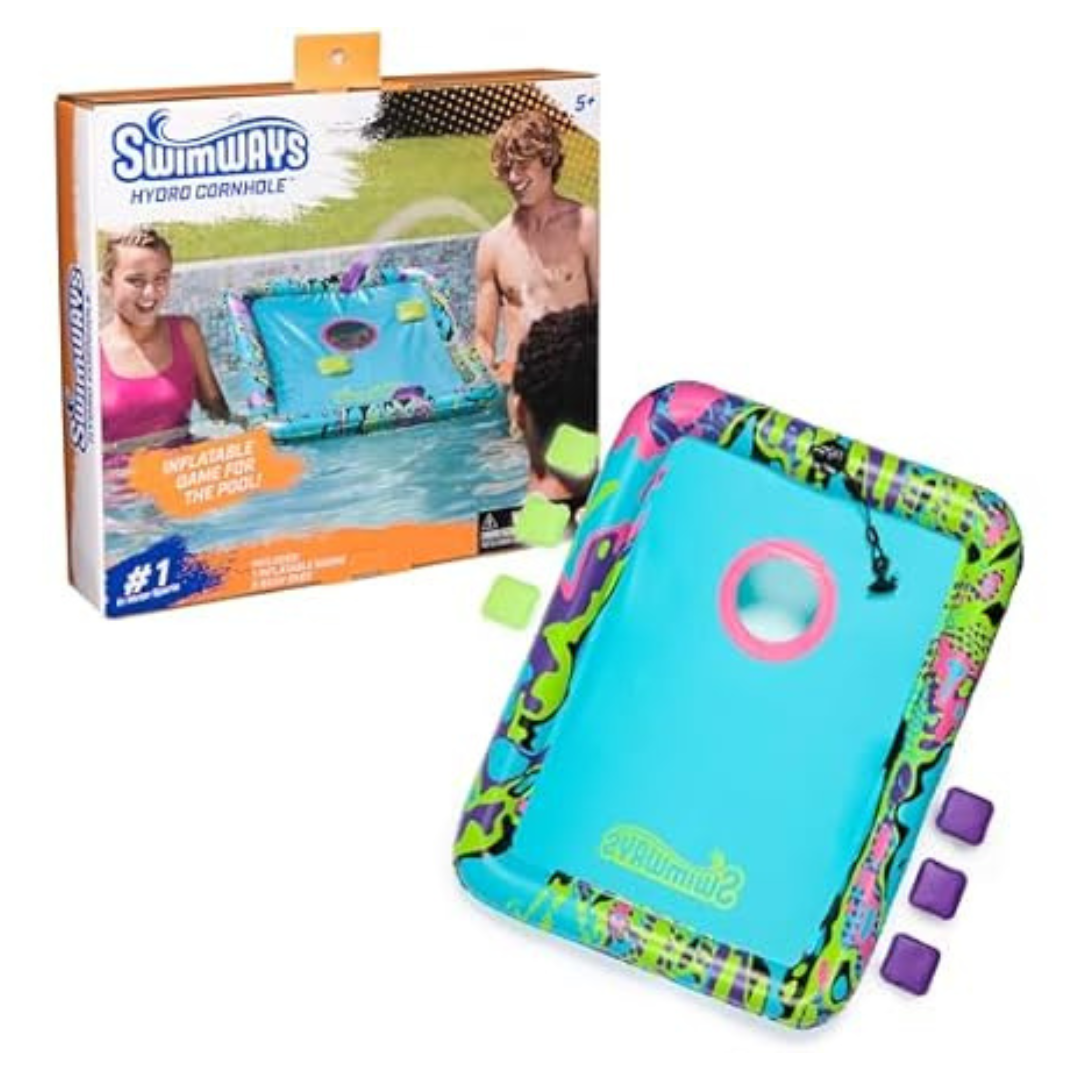 SwimWays Hydro Cornhole with 6 Beanbags