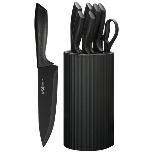 8-Piece Kitchen Anti-Rust Sharp Knife Set With Universal Block