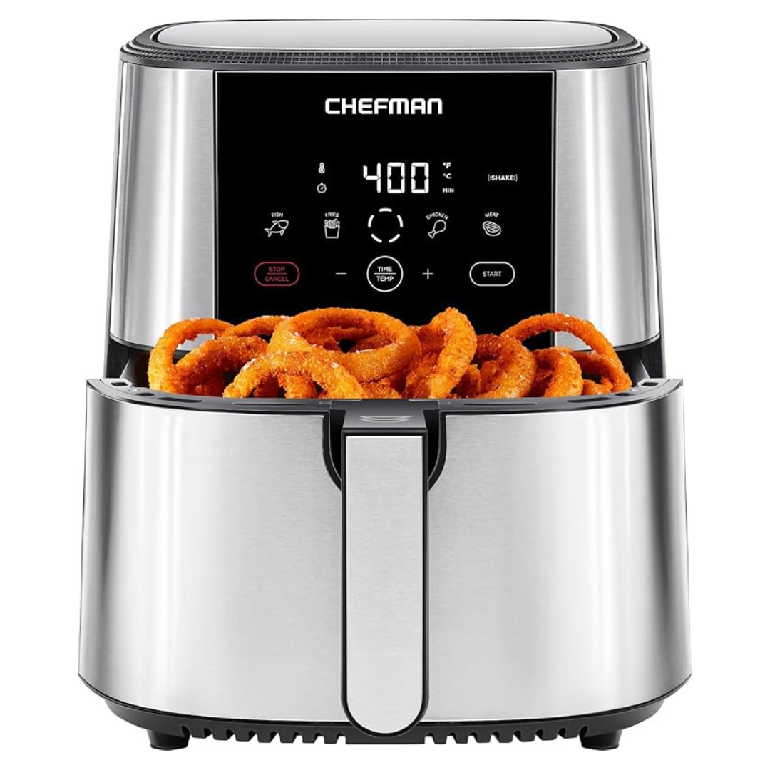 8-Quart One-Touch Digital Controls Nonstick Turbo Air Fryer