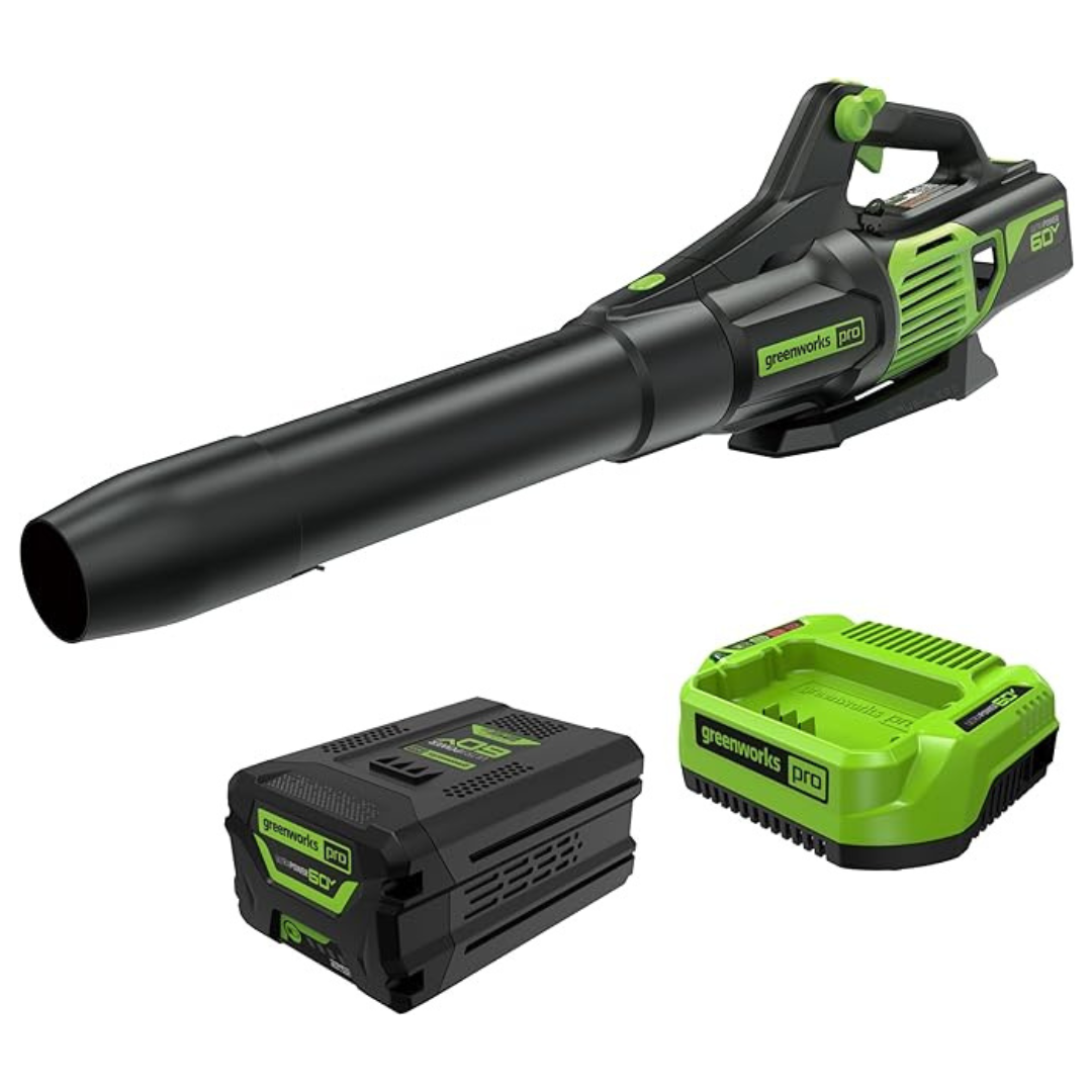 Greenworks 60V 610 CFM Cordless Leaf Blower