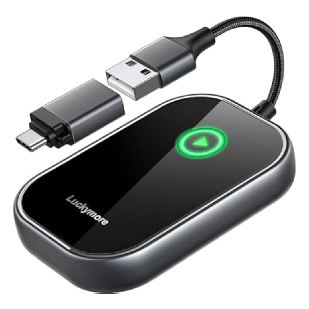 Luckymore Converts Wired To Wireless Carplay Adapter